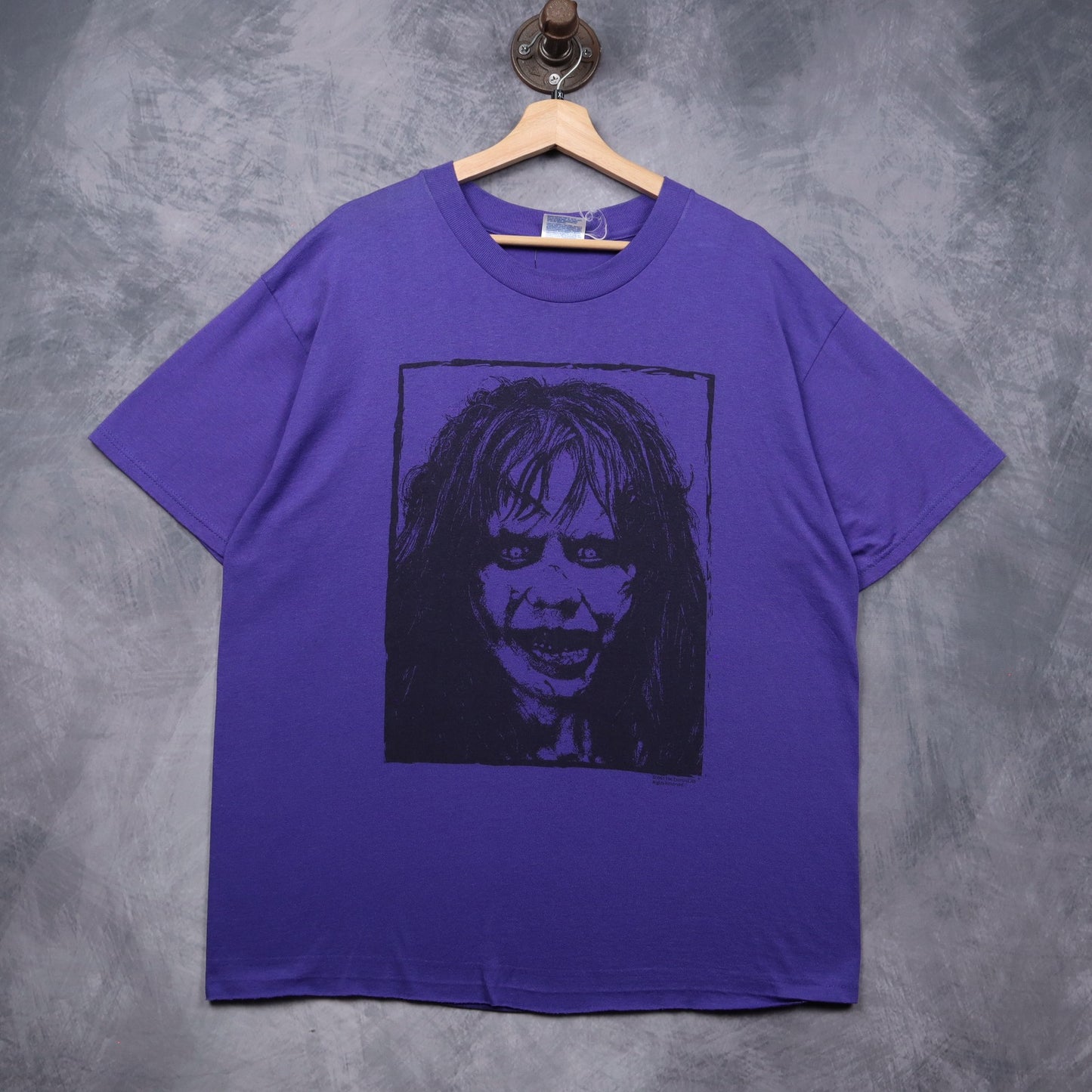 1993 Purple The Exorcist Shirt 5509