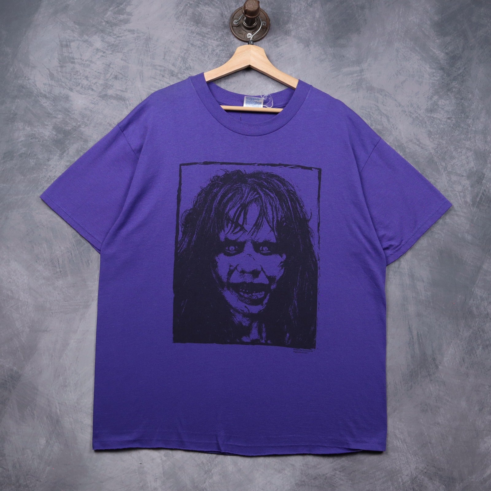 1993 Purple The Exorcist Shirt 5509