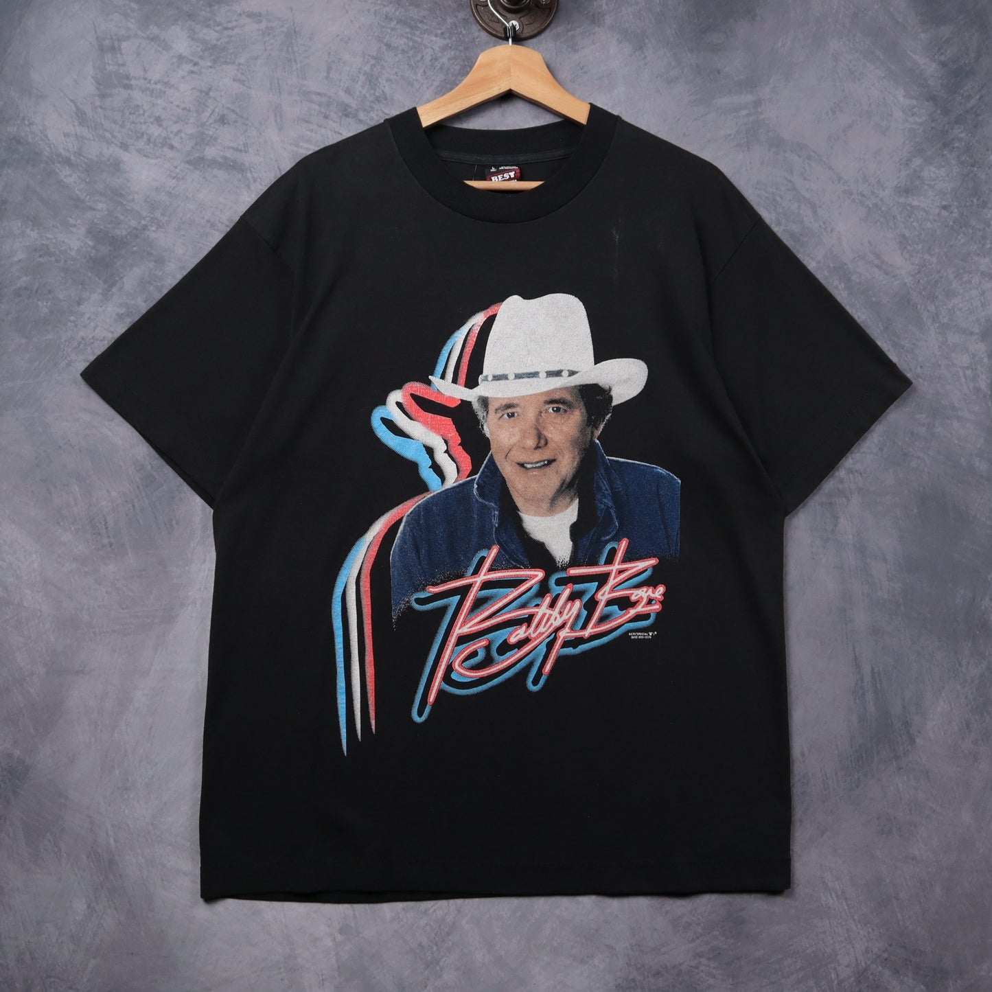 90s Black Bobby Bare Country Shirt 5379