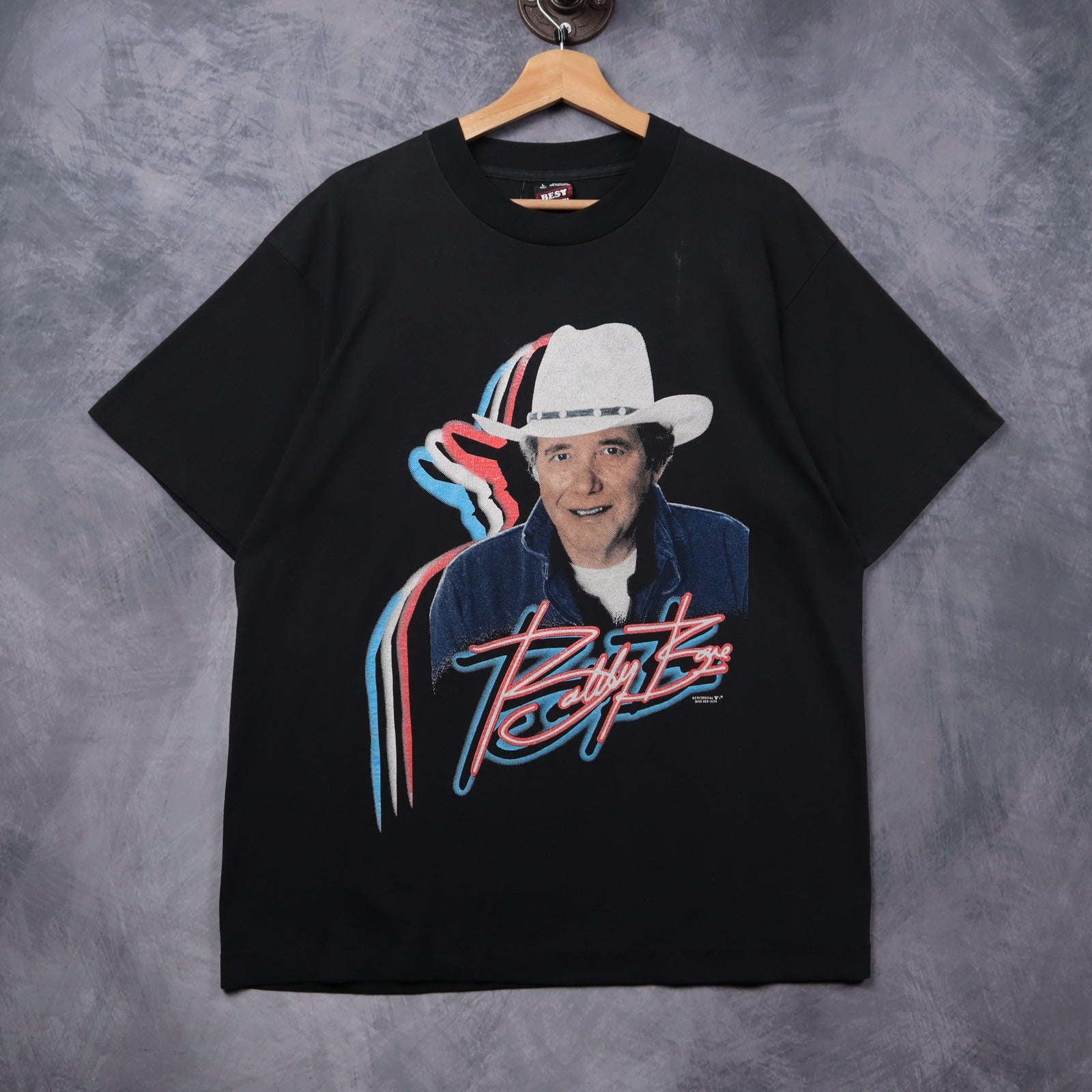 90s Black Bobby Bare Country Shirt 5379