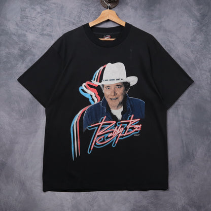 90s Black Bobby Bare Country Shirt 5379