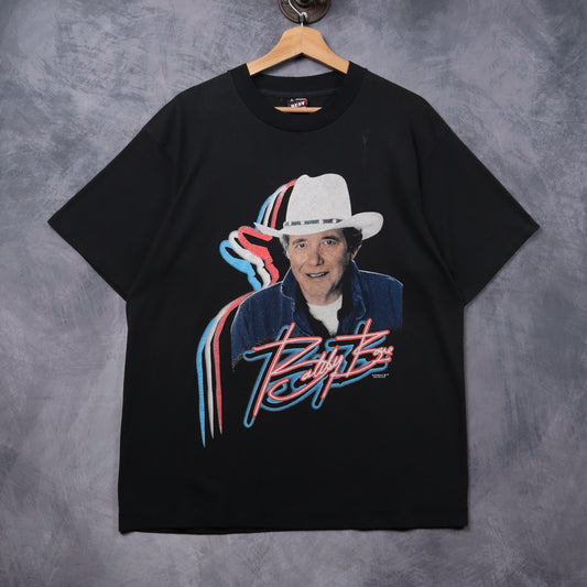 90s Black Bobby Bare Country Shirt 5379
