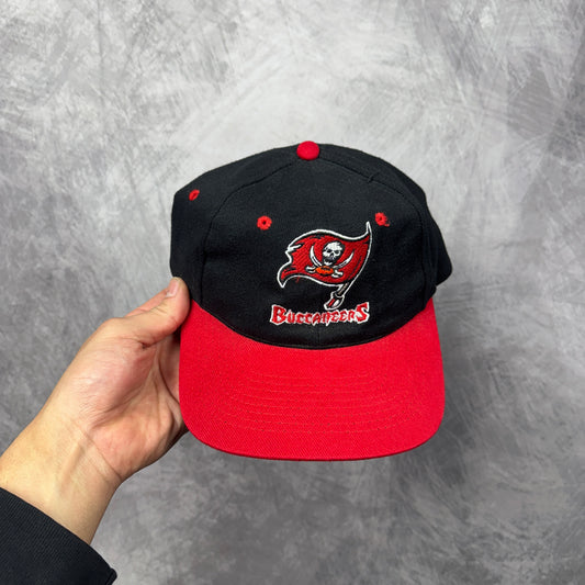 90s Black Tampa Bay Buccaneers Snapback Hat 4301