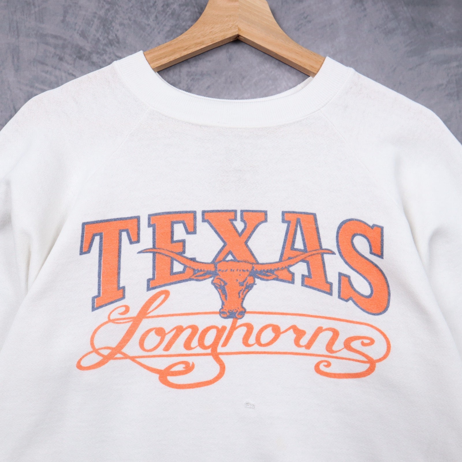 90s White Texas Longhorns Crewneck Sweatshirt 5697