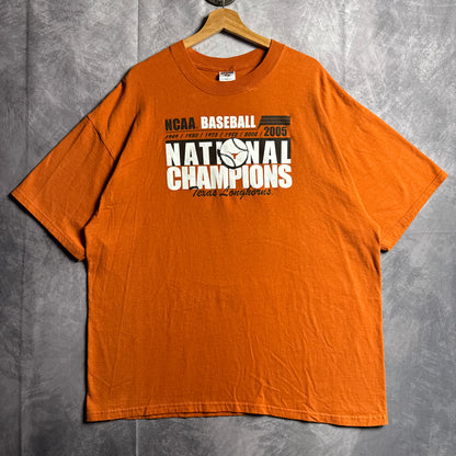 2005 Orange Texas Longhorns Baseball National Champions Shirt 4501