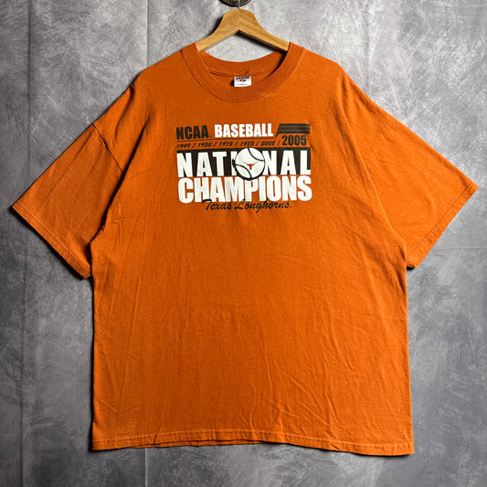 2005 Orange Texas Longhorns Baseball National Champions Shirt 4501