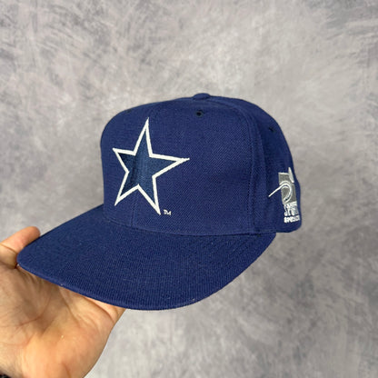 90s Navy Blue Dallas Cowboys Sports Specialties Plain Logo Snapback Hat 6857