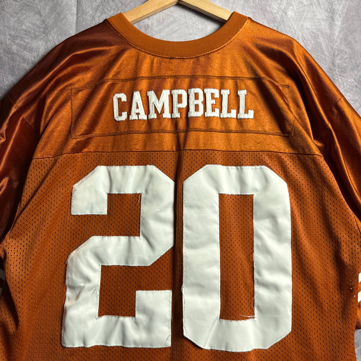 00s Orange Texas Longhorns Earl Campbell Nike #20 Jersey 4591