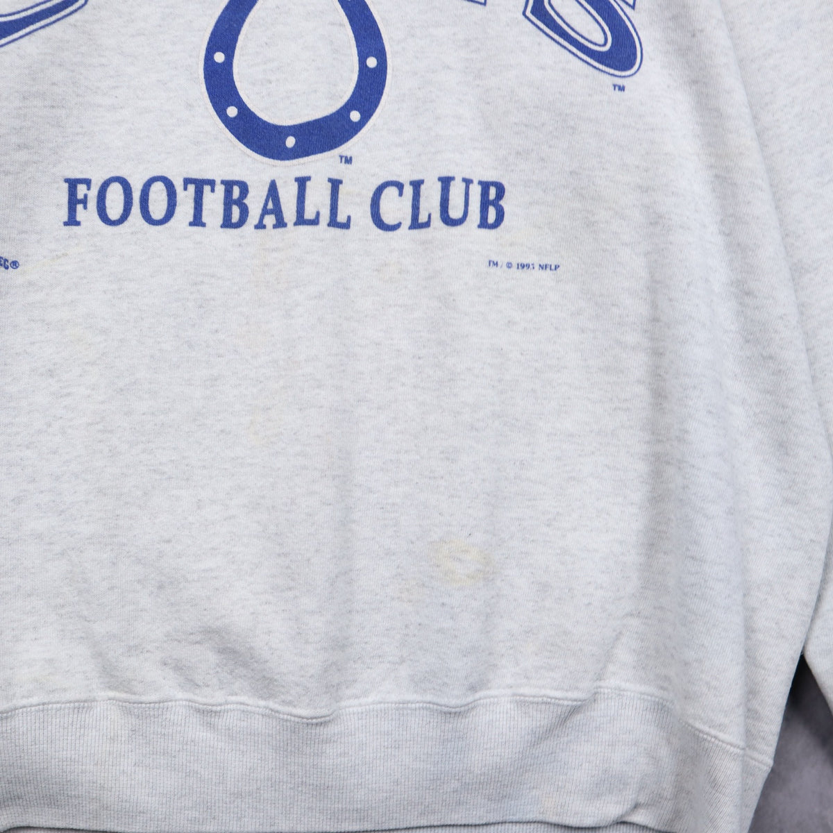 1993 Grey Indianapolis Colts Football Club Crewneck Sweatshirt 6438