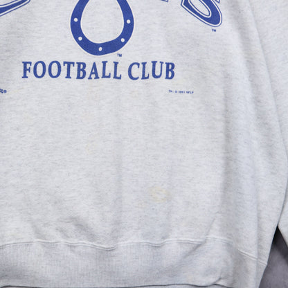 1993 Grey Indianapolis Colts Football Club Crewneck Sweatshirt 6438