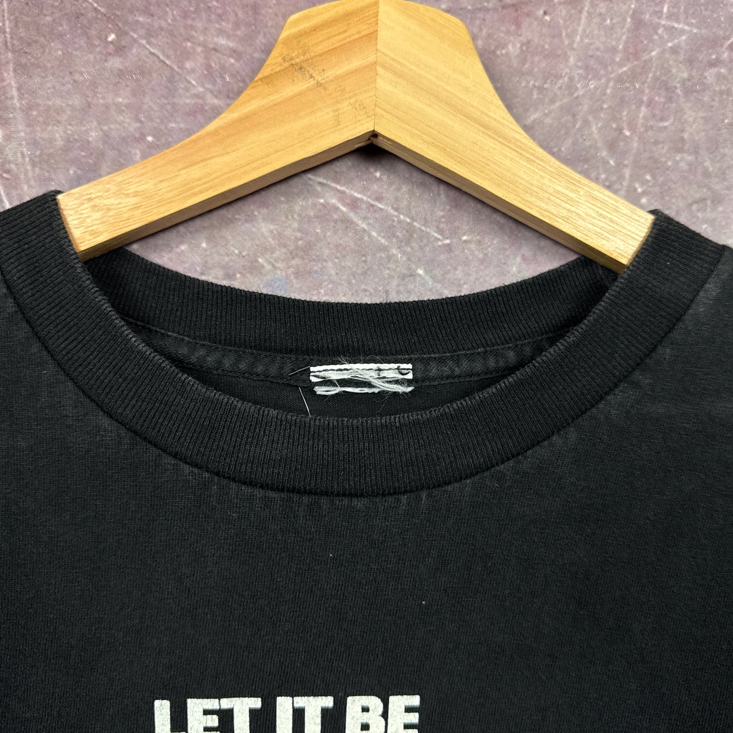 00s Black Beatles Shirt 3557