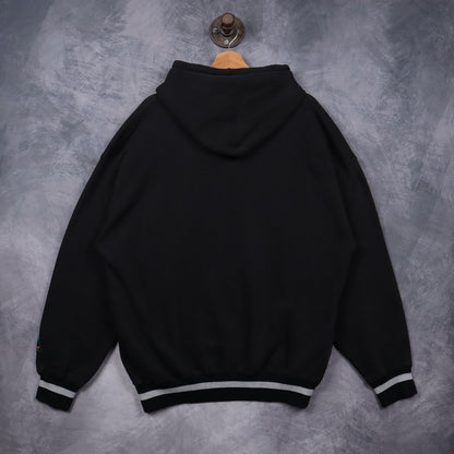 90s Black Texas Longhorns Embroidered Hoodie 5626