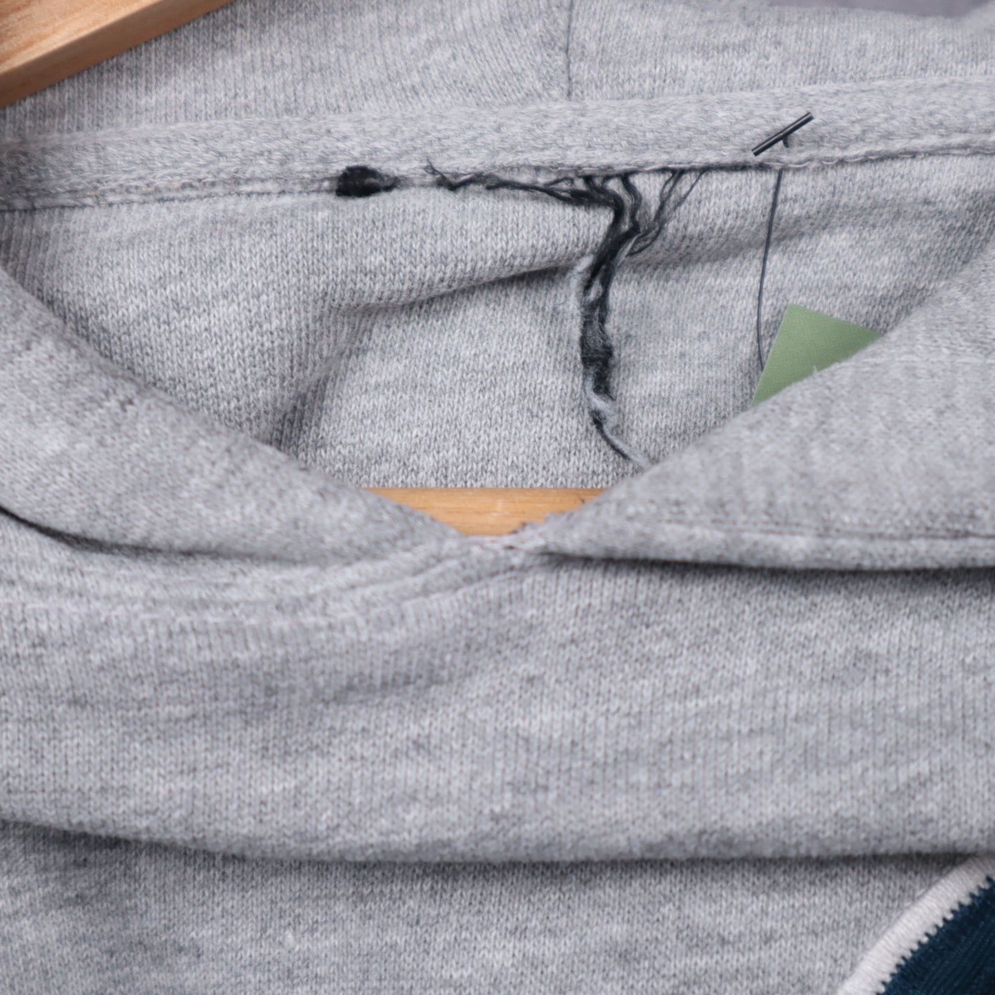 90s Grey New York Yankees Script Hoodie 5542