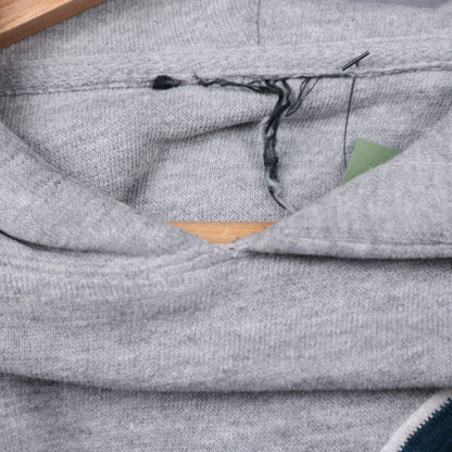 90s Grey New York Yankees Script Hoodie 5542