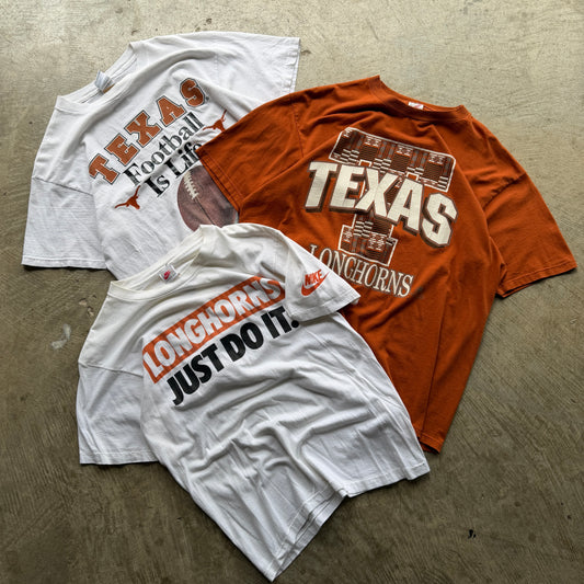 Vintage Texas Longhorns Shirt Mystery Bundle (3 Pieces)