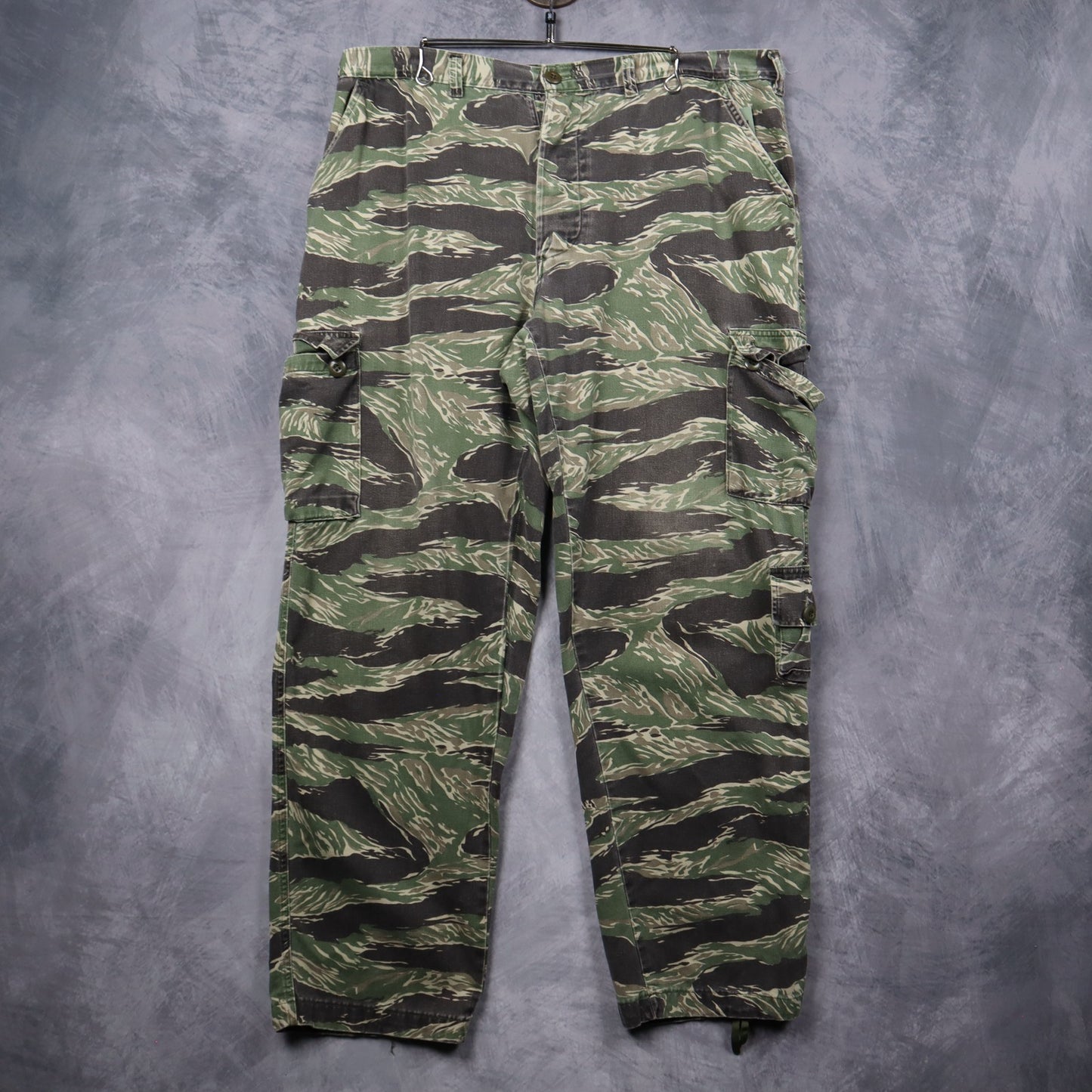 90s Tiger Stripe Camo Military Cargo Pants 5240