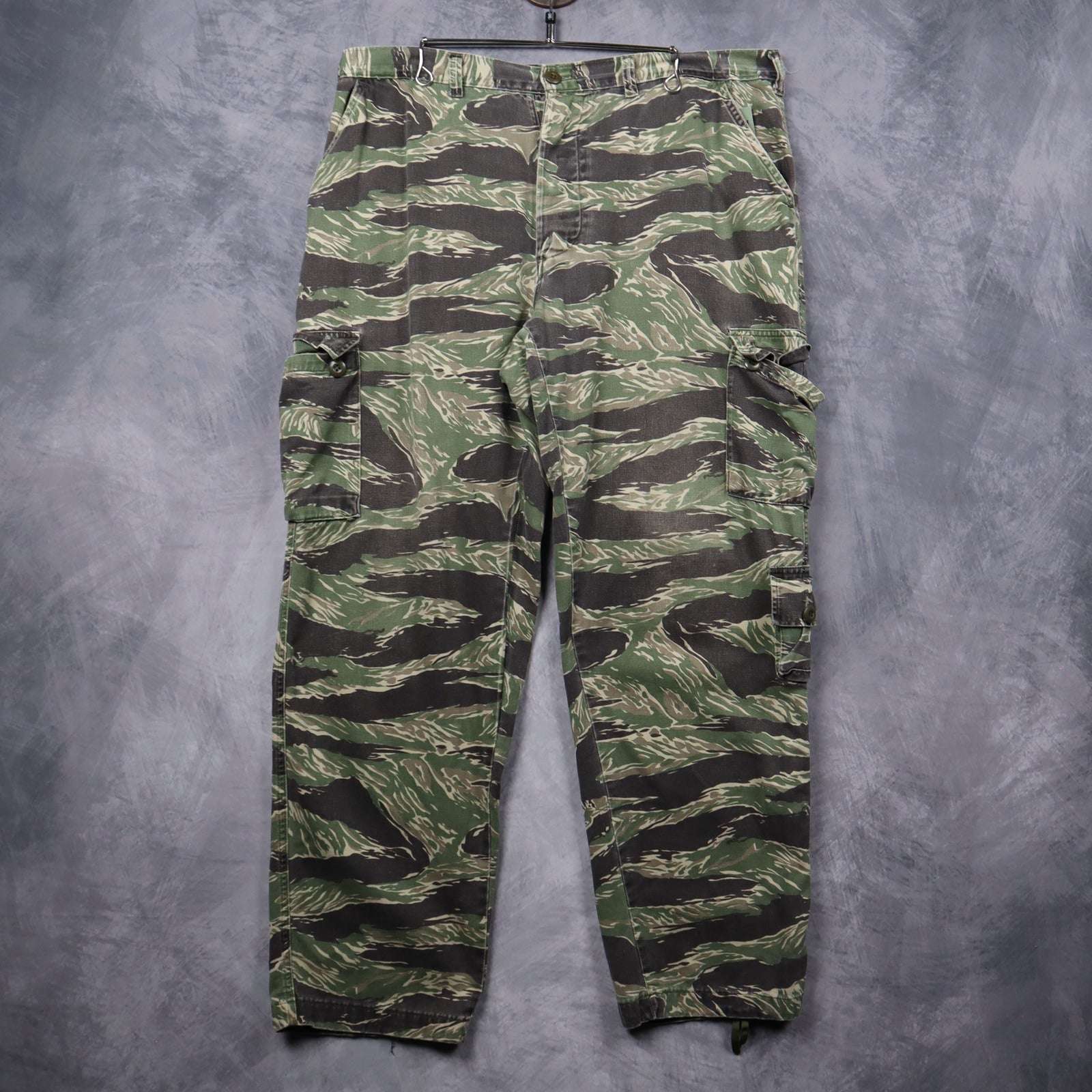 90s Tiger Stripe Camo Military Cargo Pants 5240