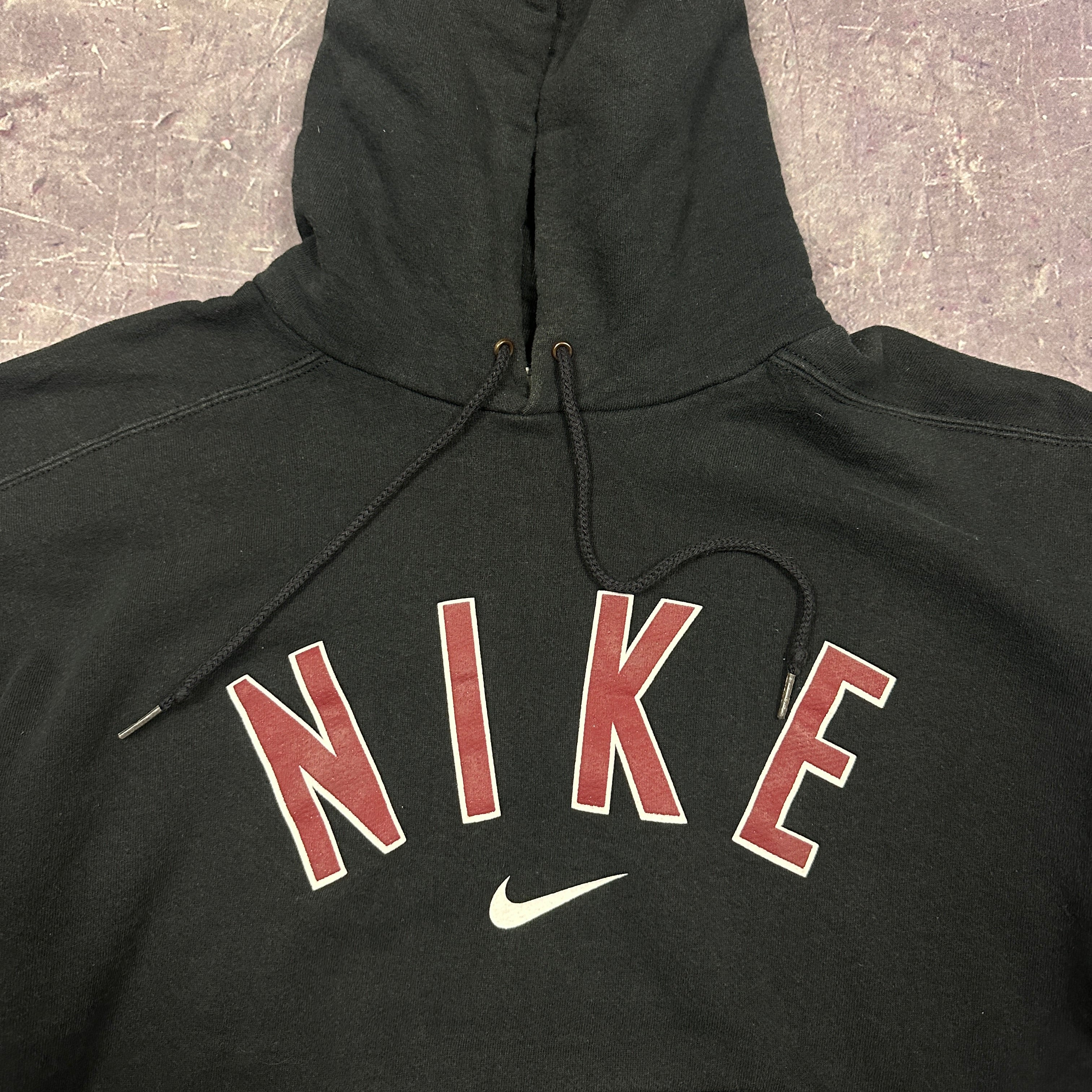 Vintage store Nike Center Swoosh Spellout Hoodie