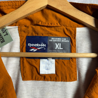 90s Orange Texas Longhorns Basketball Reebok Wind Breaker 4590