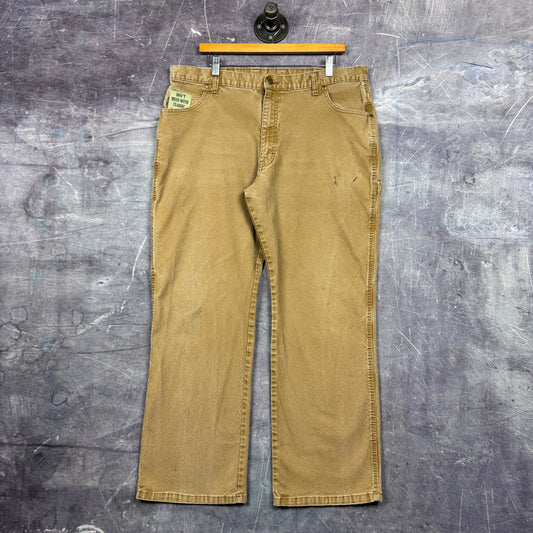 00s Tan Brown Dickies Carpenter Work Pants 36x29 0435