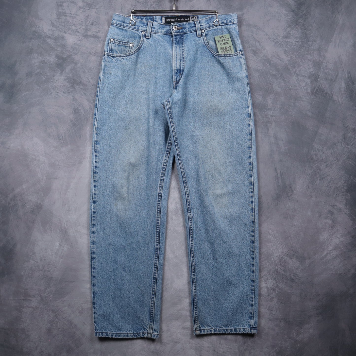 90s Light Wash Levi's Silvertab Straight + Relaxed Jeans 5055