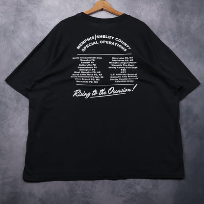 2001 Black Operation School Rescue Memphis Police Shirt 4672