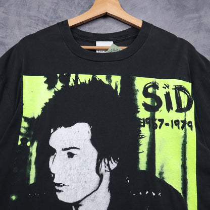 90s Black Sid Vicious Memorial Shirt 5119