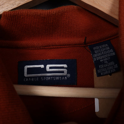 00s Burnt Orange Texas Longhorns Polo Shirt 5899
