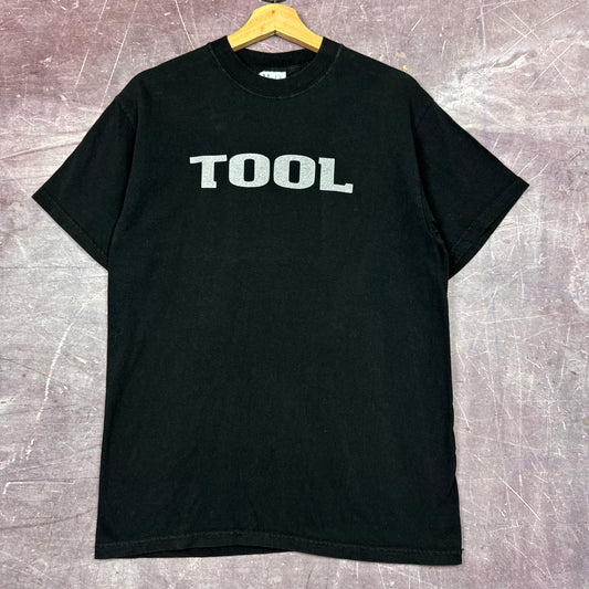 Early 00s Black Tool Spellout Wrench Graphic Shirt M 2882