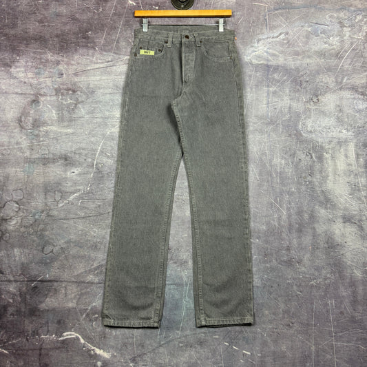 80s Gray Levi's 501 Denim Jeans 28x31 0782