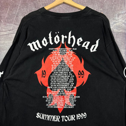 1999 Black Motorhead Snake Bite Lobe Summer Tour Graphic Shirt XL H22
