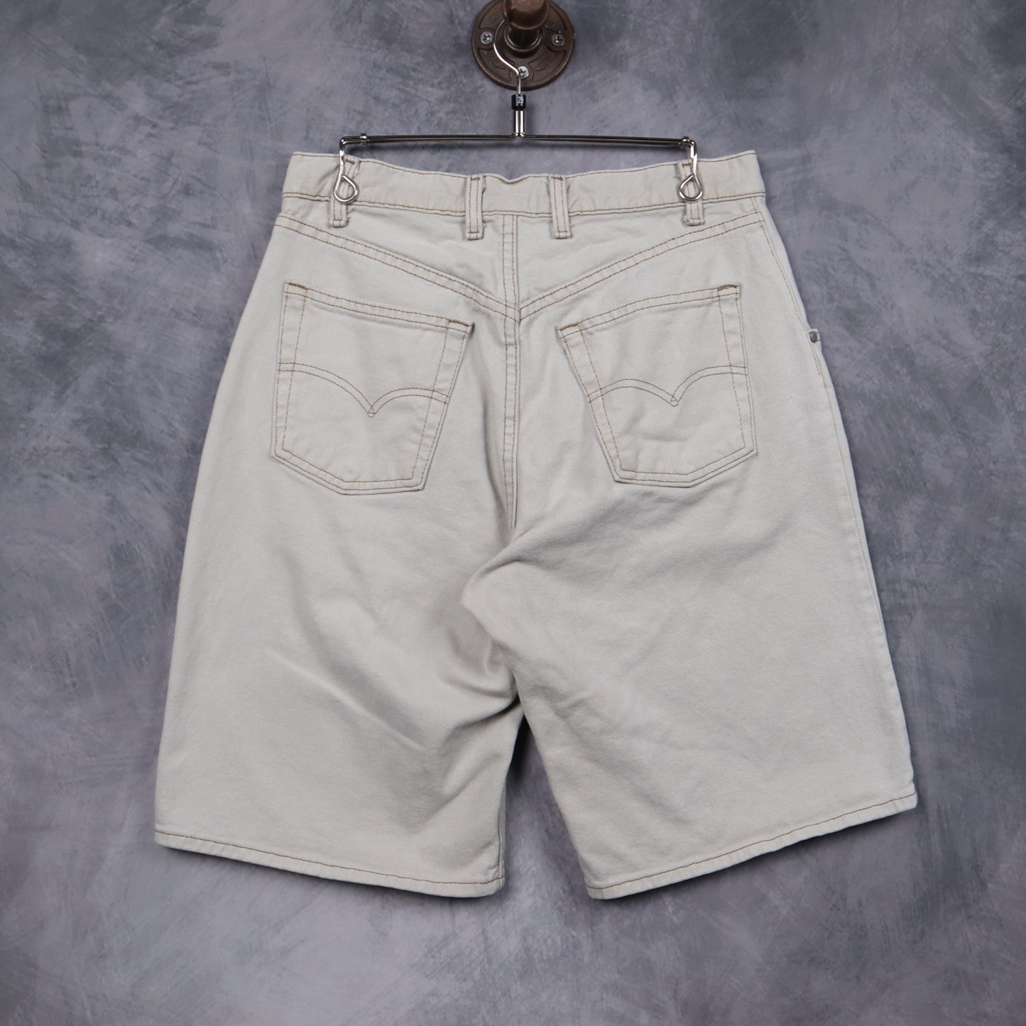90s Cream Levi's Denim Shorts 5175