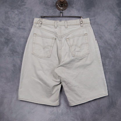 90s Cream Levi's Denim Shorts 5175