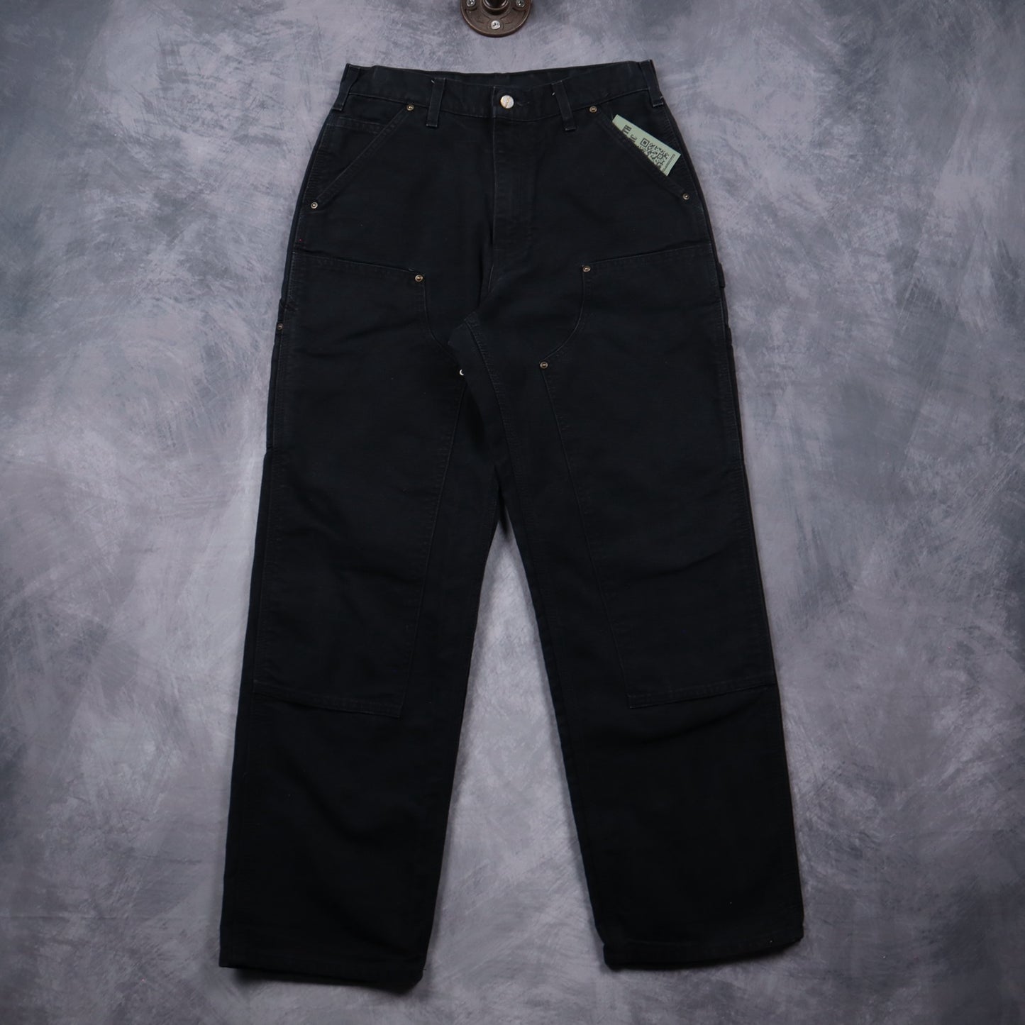 00s Black Carhartt Double Knee Carpenter Work Pants 5086