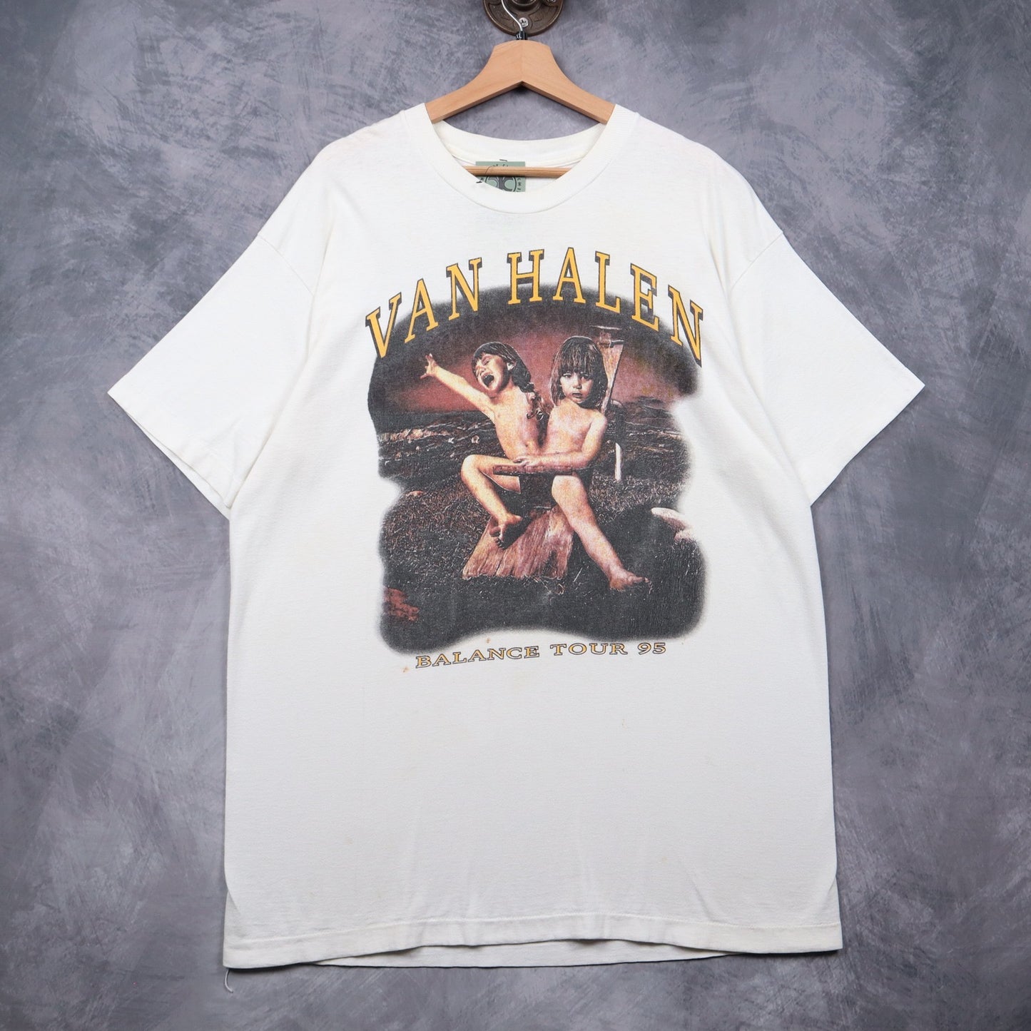 1995 White Van Halen Balance Tour Honolulu Hawaii Shirt 4954