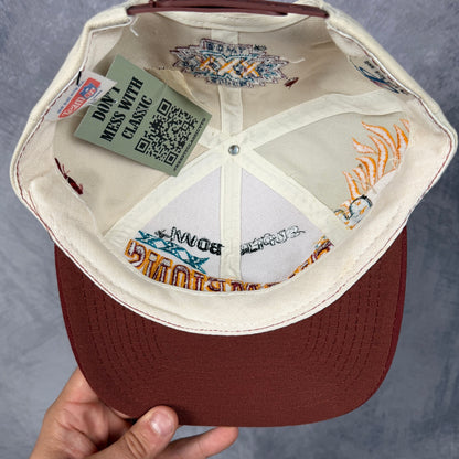 1996 Cream Dallas Cowboys Super Bowl XXX Champions Logo Athletic Snapback Hat 6832