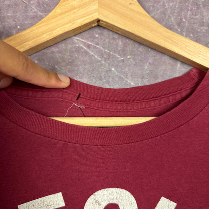 Early 00s Maroon Red Hot Chili Peppers Graphic Shirt L 2929