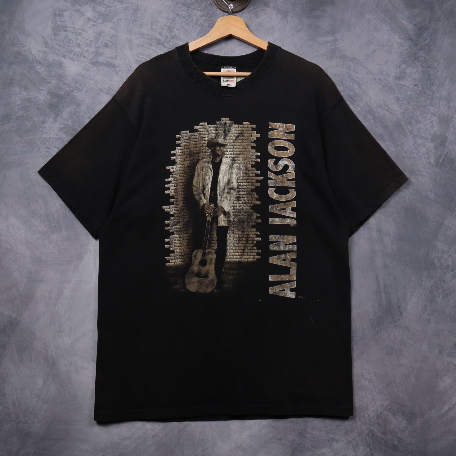 90s Black Alan Jackson Greatest Hits Shirt 5327