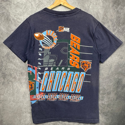 90s Blue Chicago Bears Shirt 4257