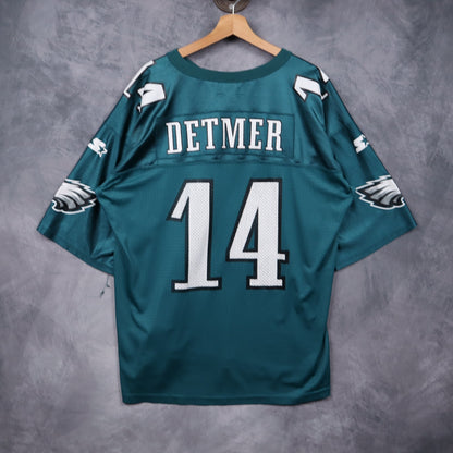 1995 Green Philadelphia Eagles Detmer #14 Starter Jersey 6999