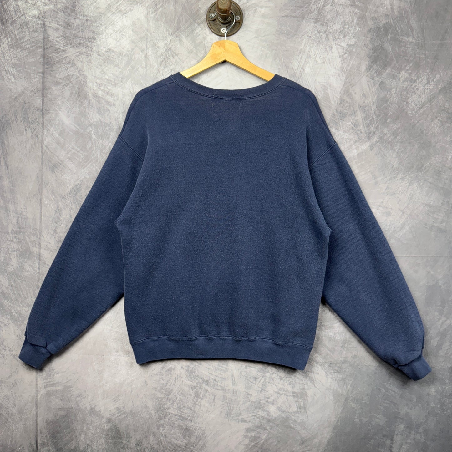 90s Blue Bush Racing Crewneck Sweatshirt 3994