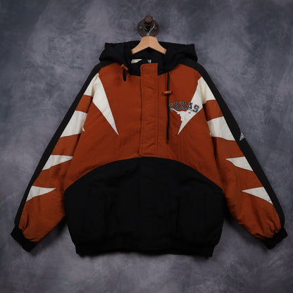 90s Burnt Orange Texas Longhorns Apex One Pullover Jacket 5919