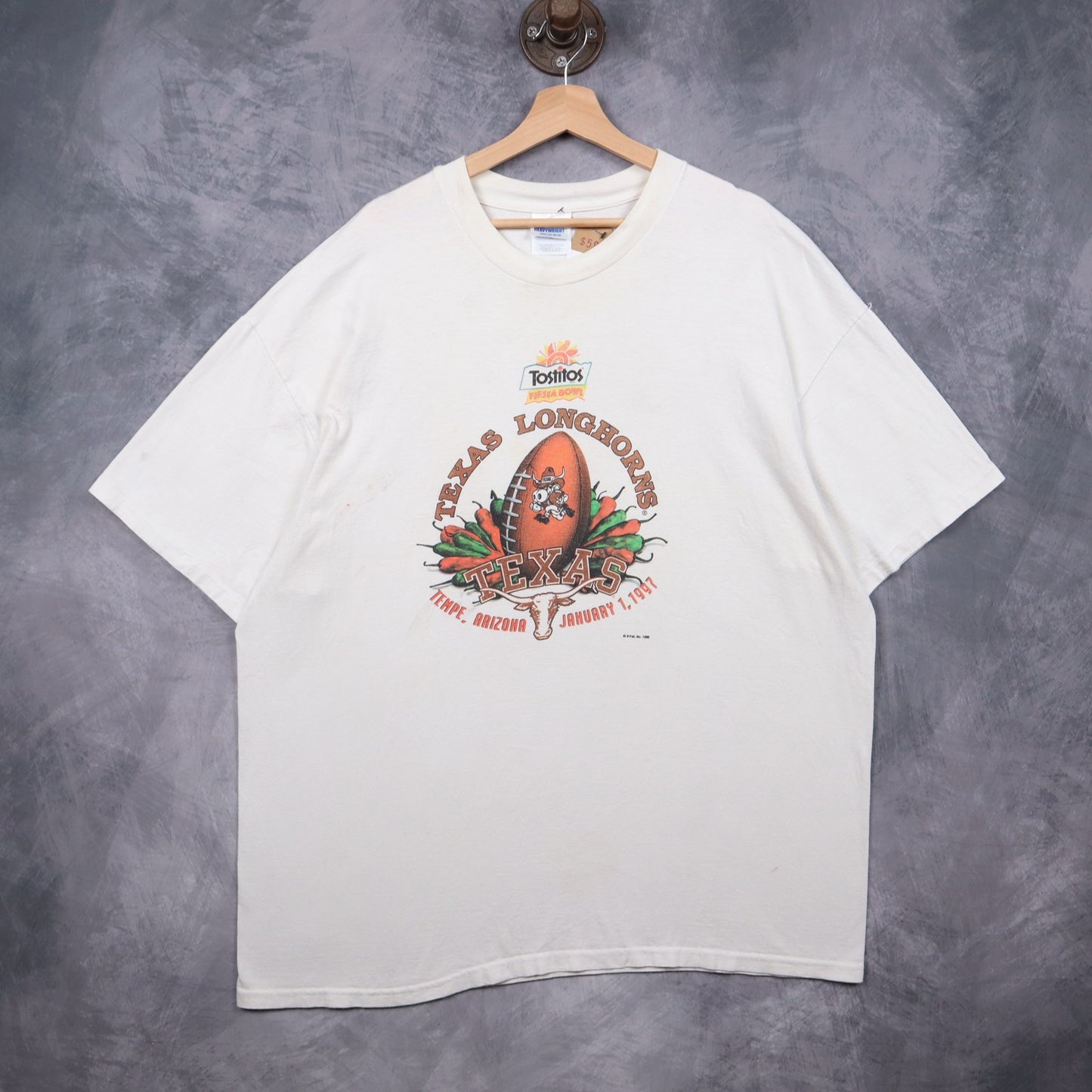 1997 White Texas Longhorns Fiesta Bowl Shirt 5736