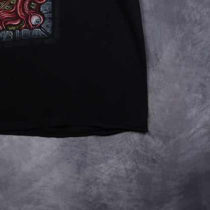 Y2K Black Skinny Puppy Tentacles Shirt 5440