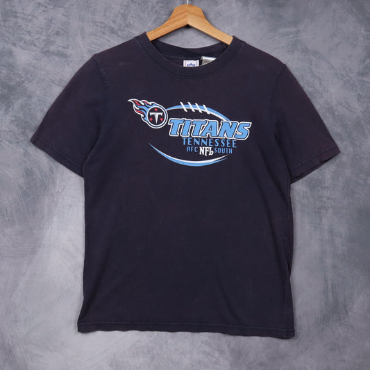 00s Navy Blue Tennessee Titans Shirt 6589
