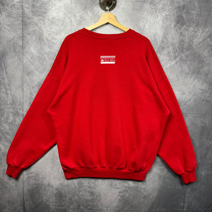 90s Red Alfa Romeo Crewneck Sweatshirt 3998