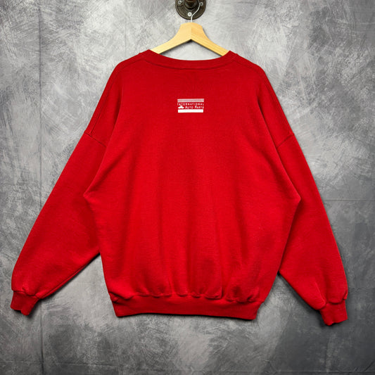 90s Red Alfa Romeo Crewneck Sweatshirt 3998