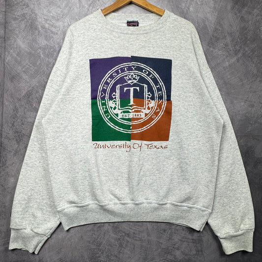 90s Grey Texas Longhorns Crewneck Sweatshirt 4351