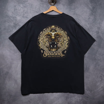 90s Black Santana de Aztlan Music From The Heart Shirt 5367