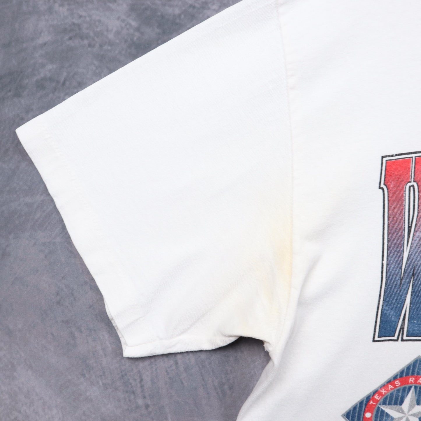 1996 White Texas Rangers Western Division Champions Shirt 5597